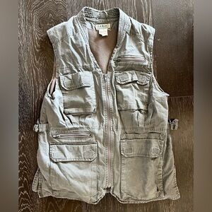 Vintage LL Bean Khaki Field Vest